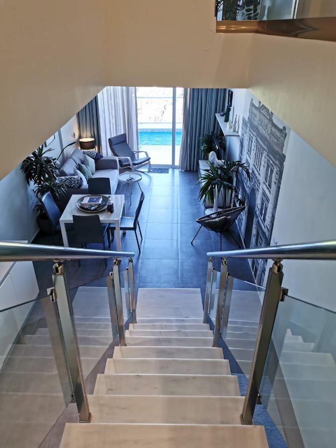 Duplex Maisonette With Heated P-Pool And Jacuzzi سانت جوليان المظهر الخارجي الصورة